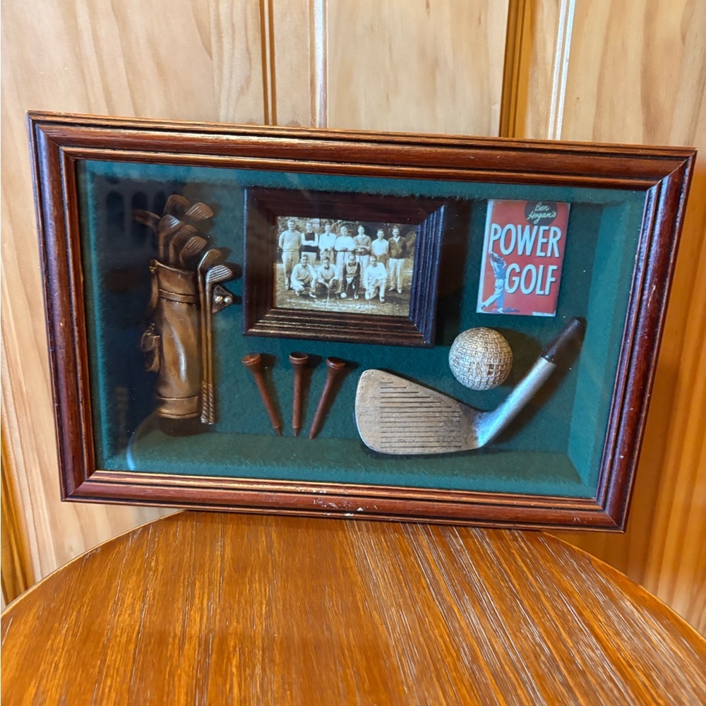 Three Hands Corp Ben Hogan Power Golf History and Photo Shadow Box